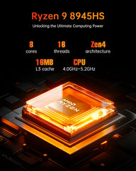 ACEMAGIC S3A AMD Ryzen 9 8945HS Mini PC