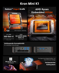 ACEMAGIC K1 AMD Ryzen 3 3300U/4300U/R2544 Mini PC