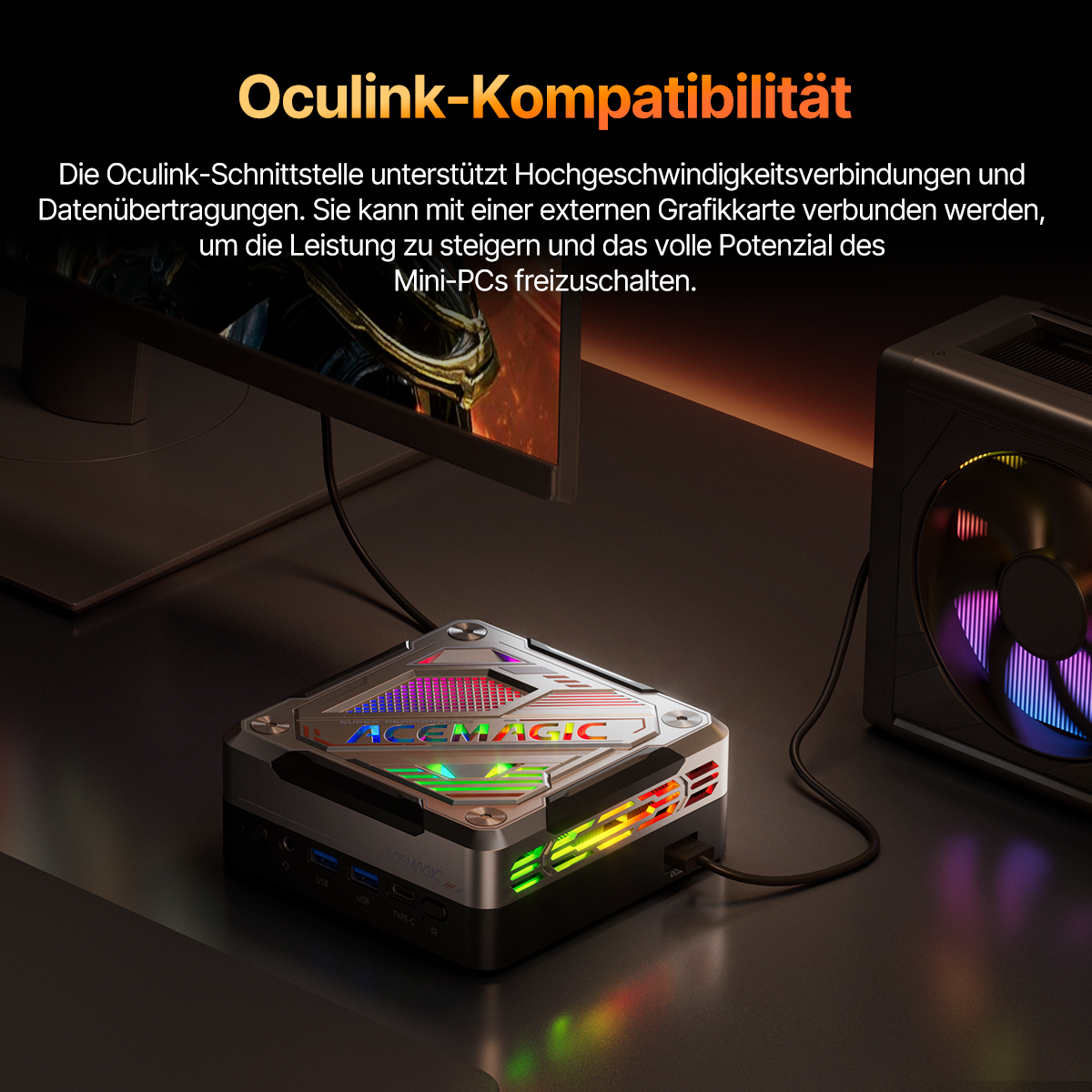 ACEMAGIC AM18 AMD Ryzen 5 7640HS Mini PC