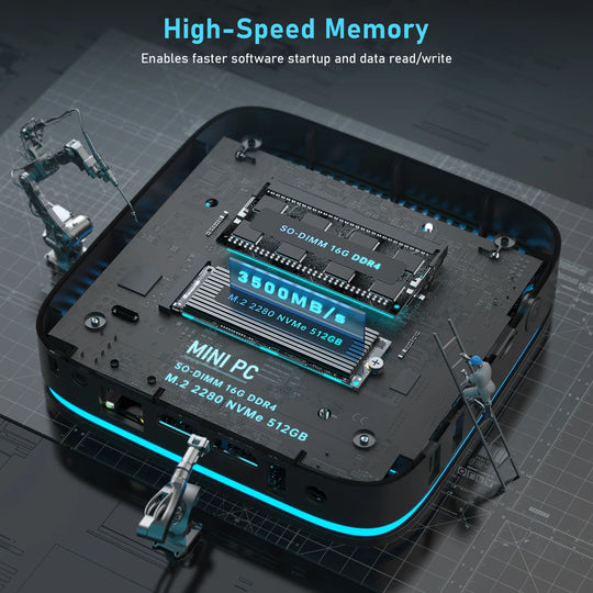 Mini PC Intel di 12a generazione Acemagic AK1Plus RGB