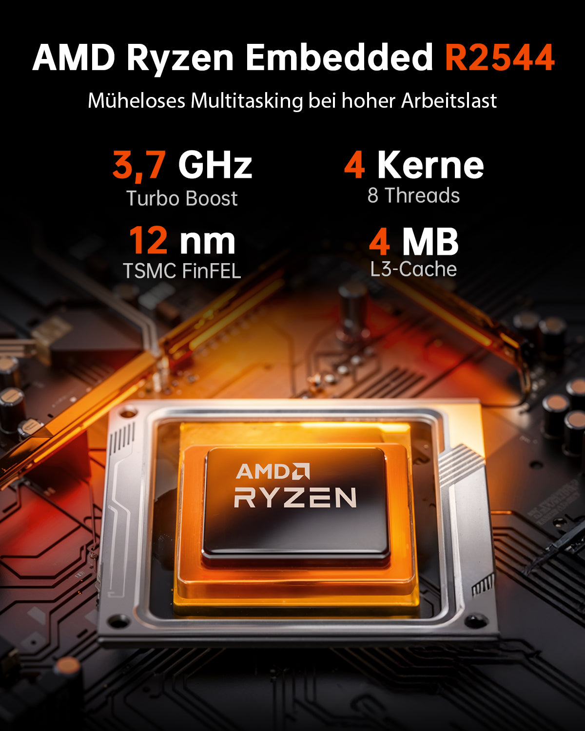 ACEMAGIC K1 AMD Ryzen 3 3300U/4300U/R2544 Mini PC