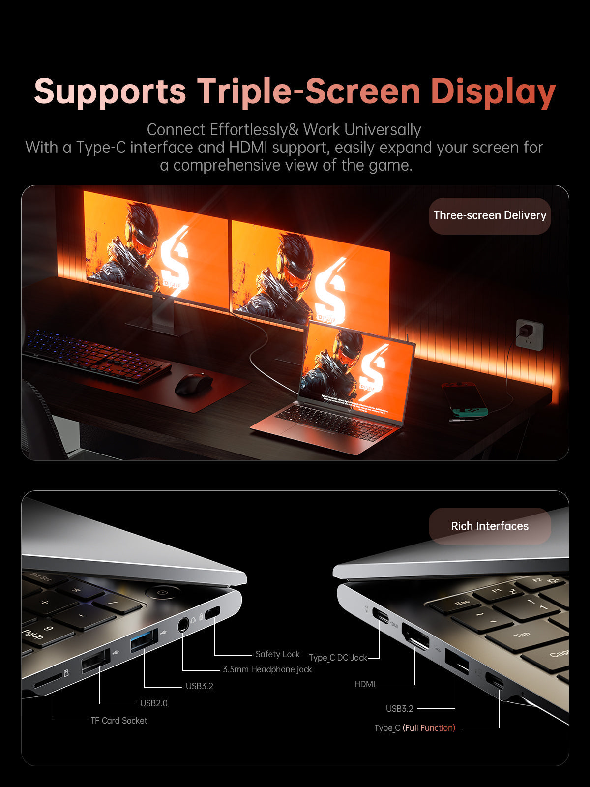 ACEMAGIC ‎RX16 AMD Ryzen 7 H255 16