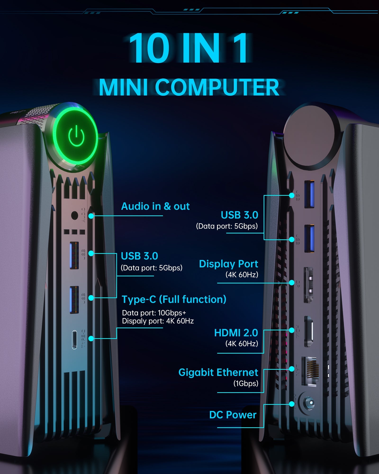 Mini PC AMR5 AMD Ryzen Acemagico